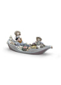 Lladro Flowers Forever Girls Sculpture