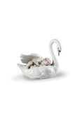 Lladro Drifting through Dreamland Swan Figurine