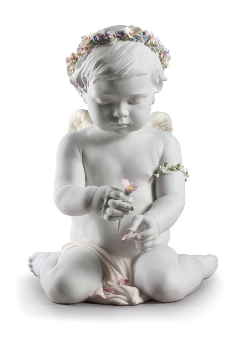 Lladro Cherub of Our Love Angel Figurine Limited Edition