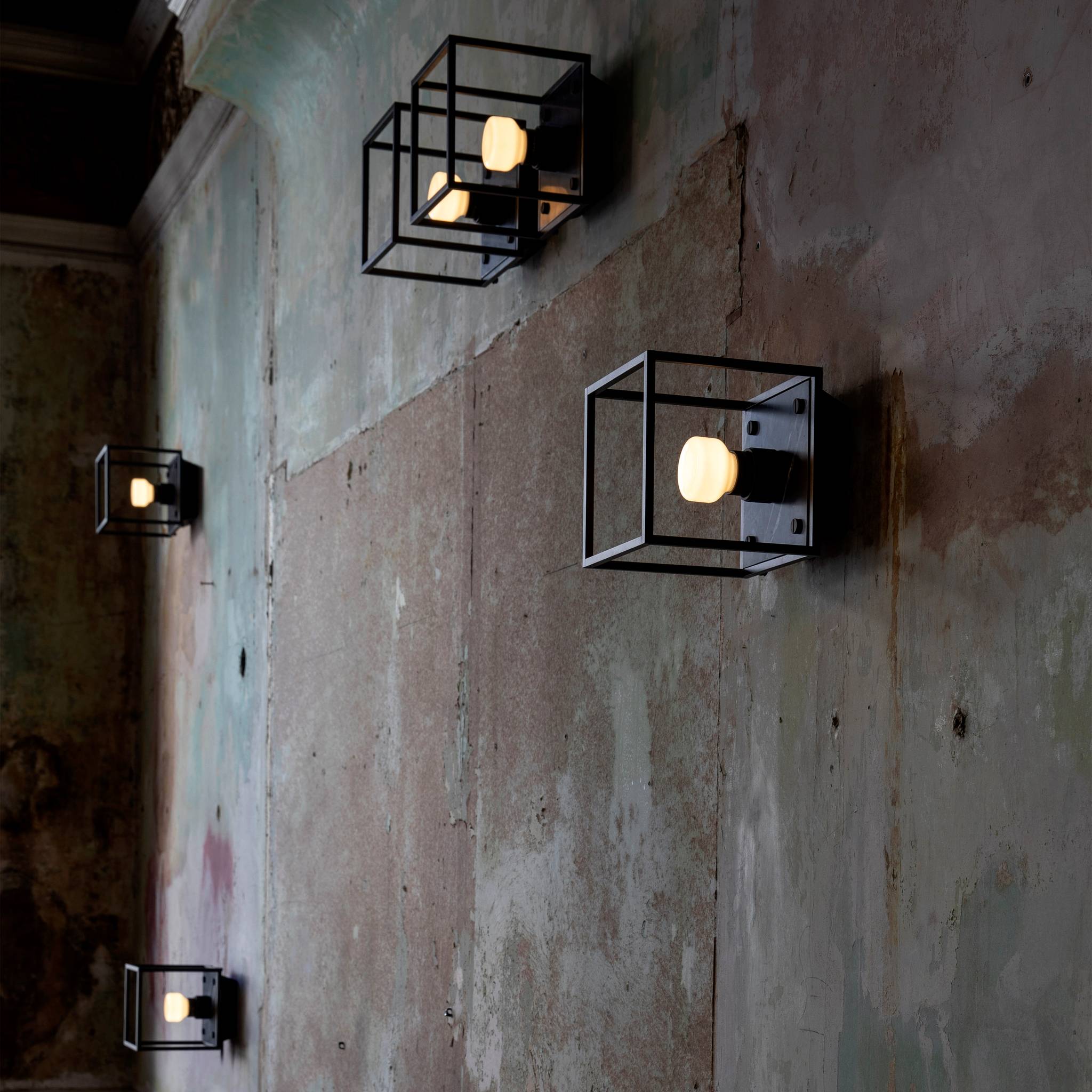 Buster + Punch Caged Small in Black Marble, lifestyle interior