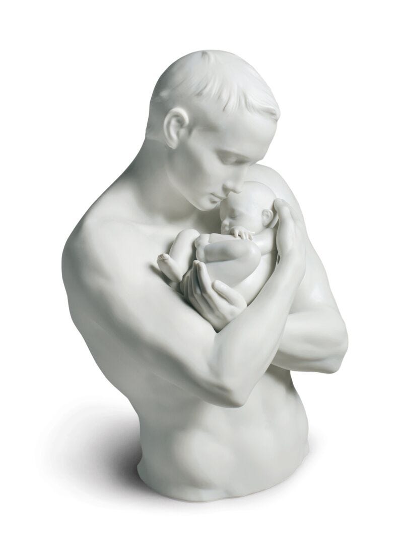 Lladro Paternal Protection Figurine