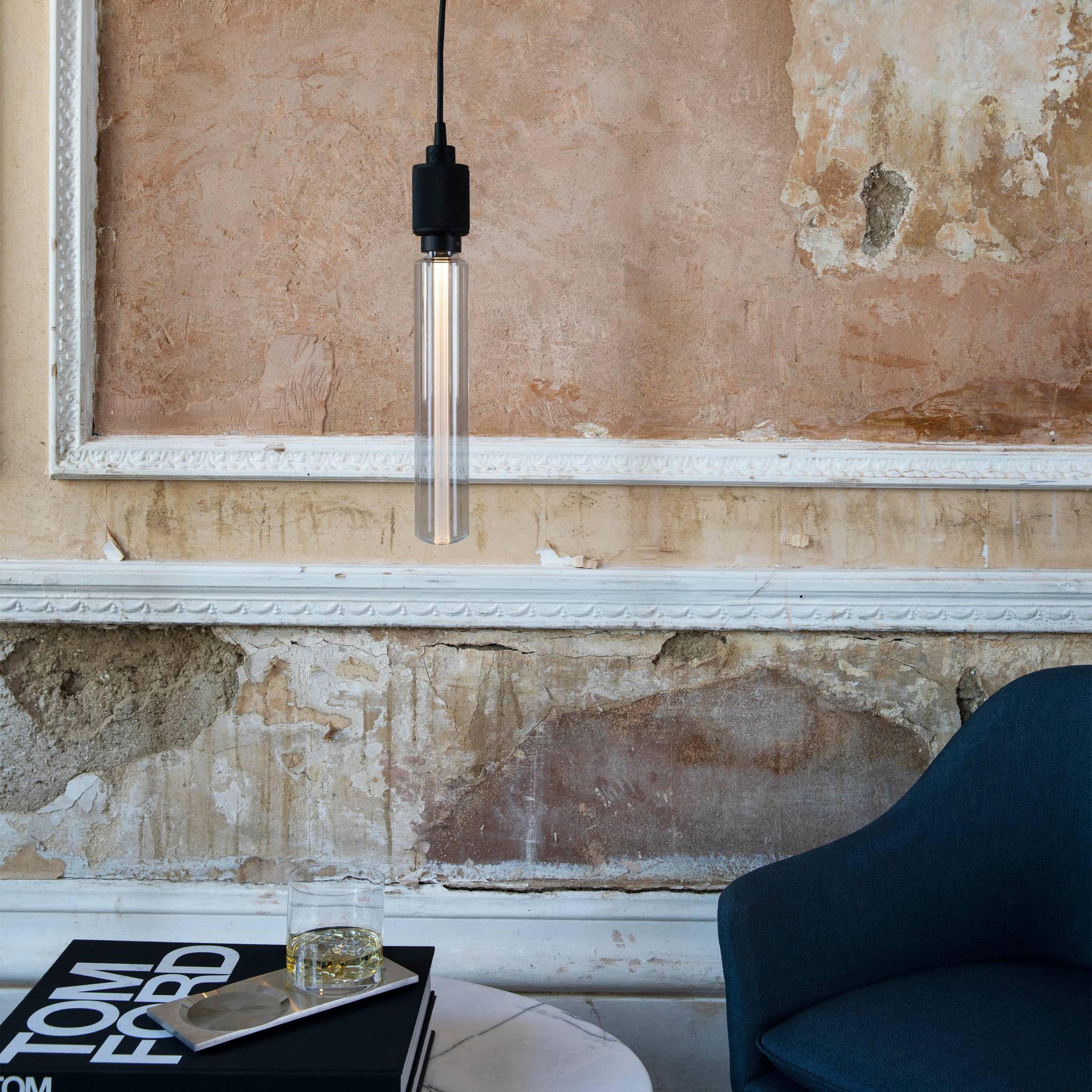Buster + Punch Heavy Metal pendant in Black, lifestyle