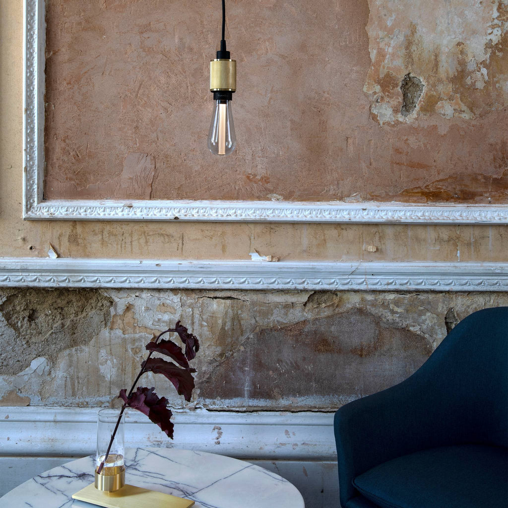 Buster + Punch Heavy Metal pendant in Brass, lifestyle