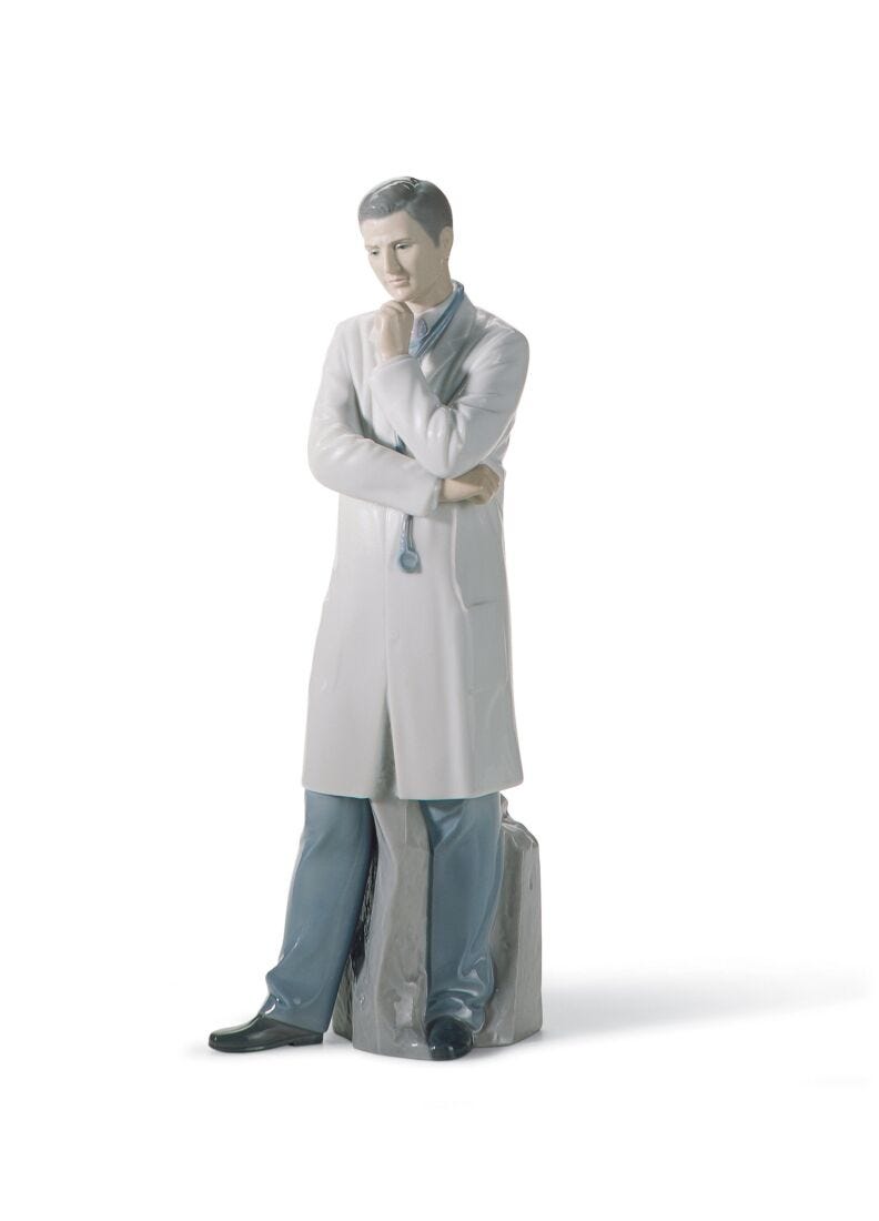 Lladro Male Doctor Figurine