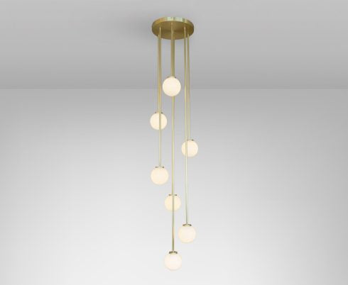 CTO Lighting Mezzo Cluster - Round 7 - DALI-A Pendant Light