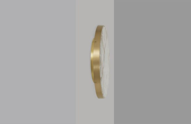 CTO Lighting Anvers Rose Large Wall Light DALI-A satin brass