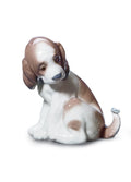 Lladro Gentle Surprise Dog Figurine