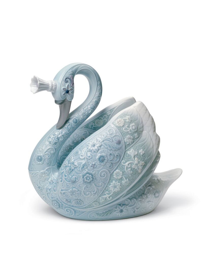 Lladro The Swan Princess Figurine