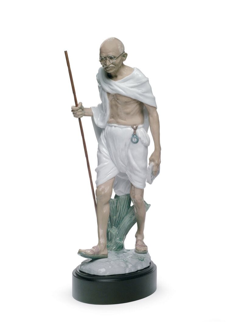 Lladro Mahatma Gandhi Figurine
