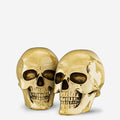 Gold Skull Wall Element Set of 2