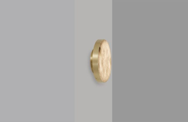 CTO Lighting Anvers Rose Medium Wall Light satin brass