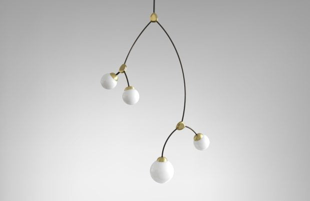 CTO Lighting Ivy - Vertical 4 Pendant Light