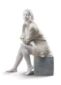 Lladro In My Thoughts Woman Figurine