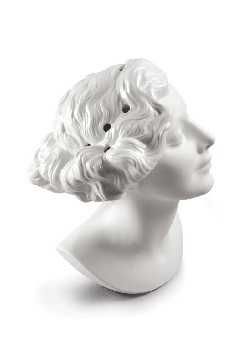 Lladro Daisy Woman Bust Vase