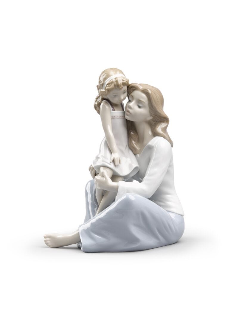 Lladro Mommys Little Girl Mother Figurine