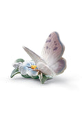 Lladro Refreshing Pause Butterfly Figurine