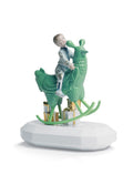 Lladro The Rocking Chicken Ride Sculpture by Jaime Hayon