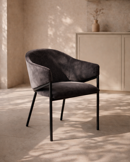 Tommy Franks Aidan armchairs in ebony, set of two