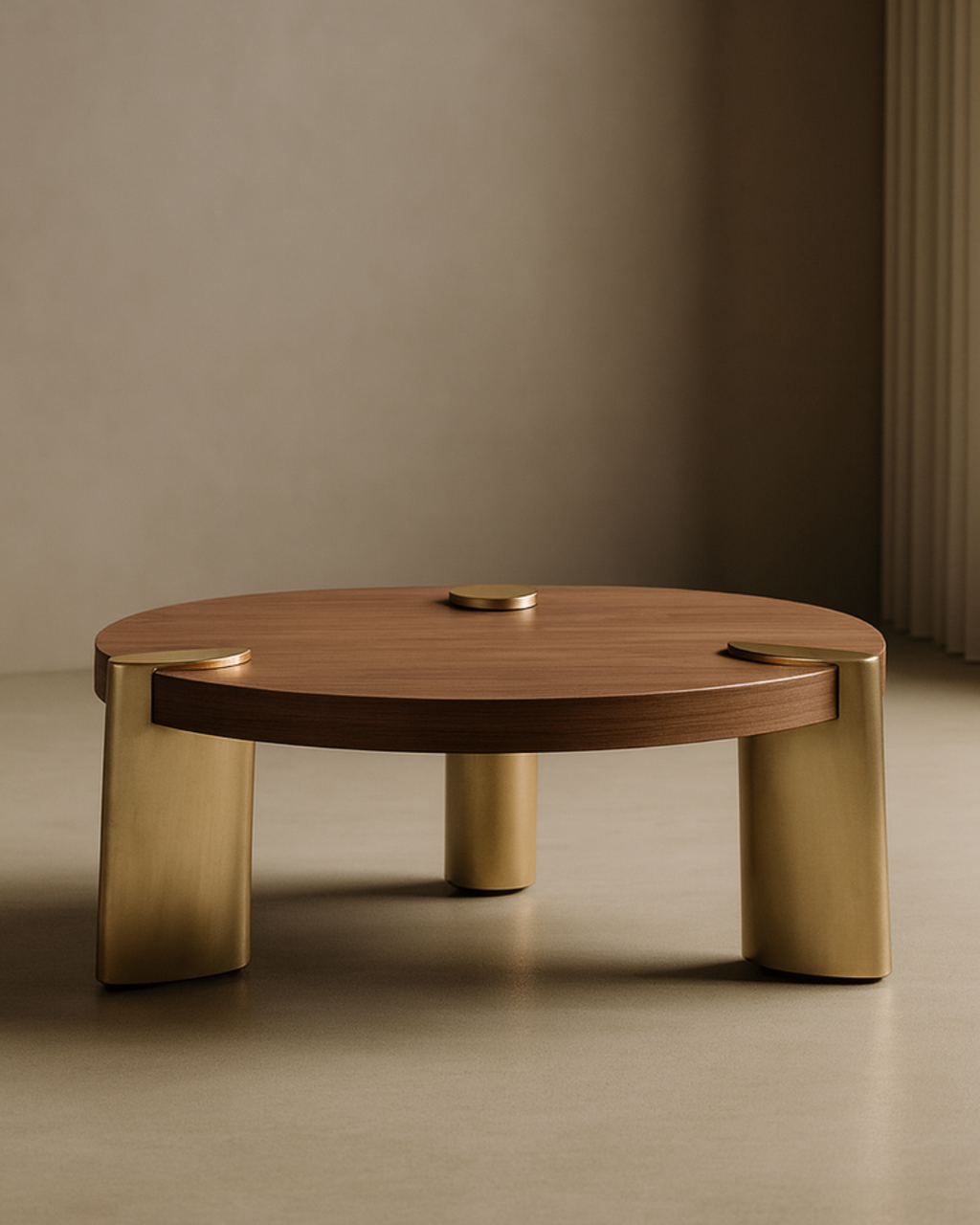 Tommy Franks Amara small coffee table in dark walnut