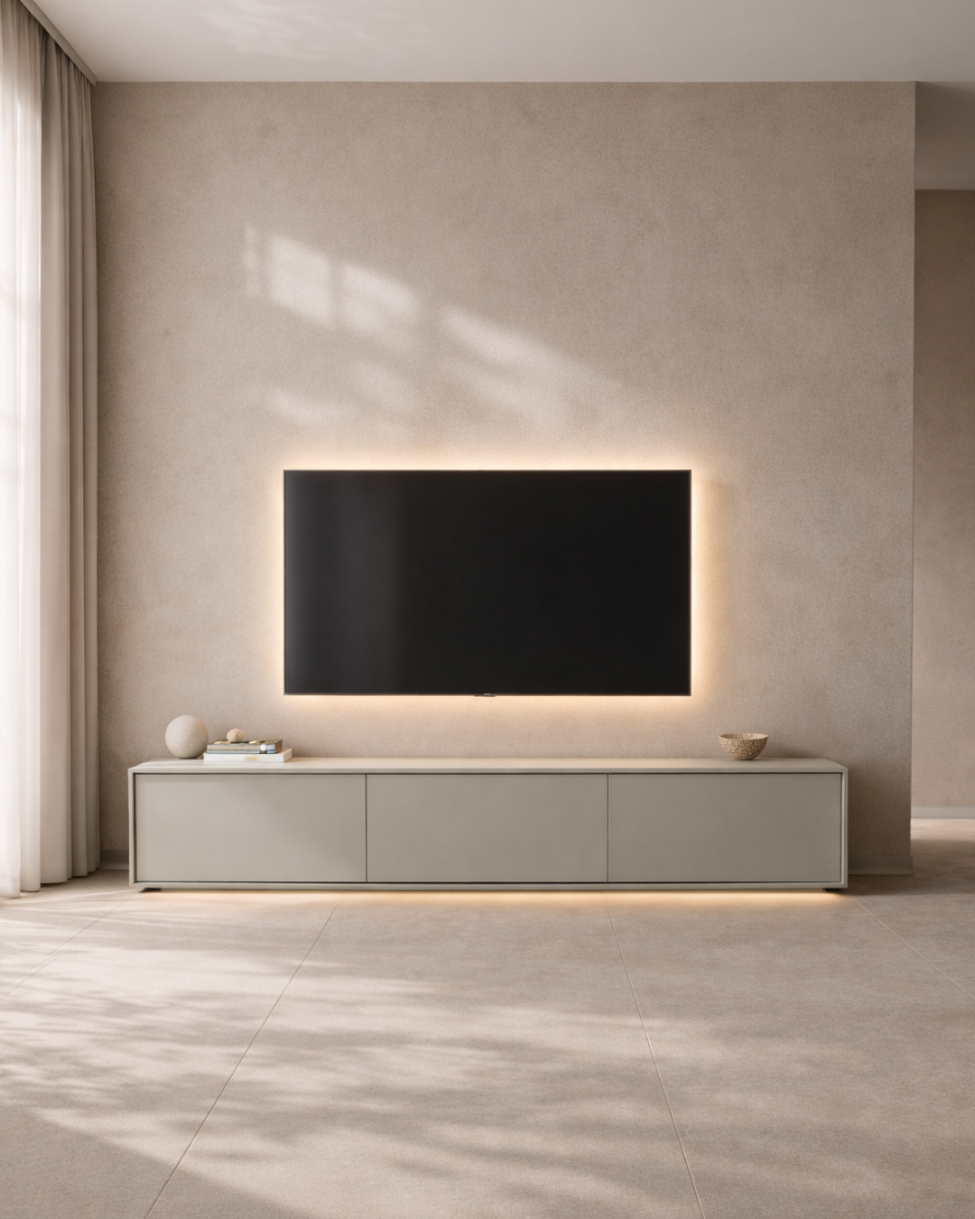 Tommy Franks Alida TV unit in light grey