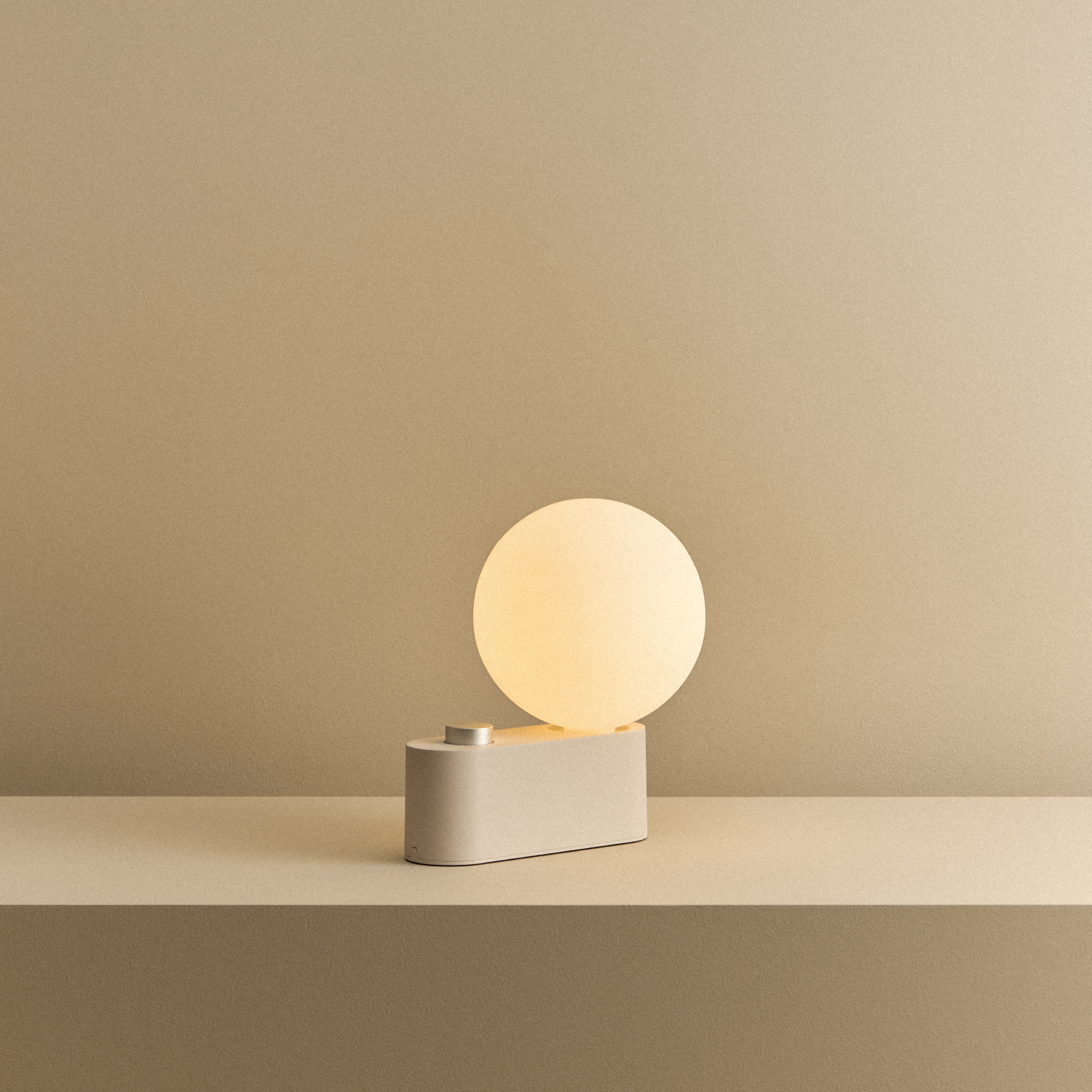 Tala Alumina Multi-Use Lamp in Blossom shown illuminated