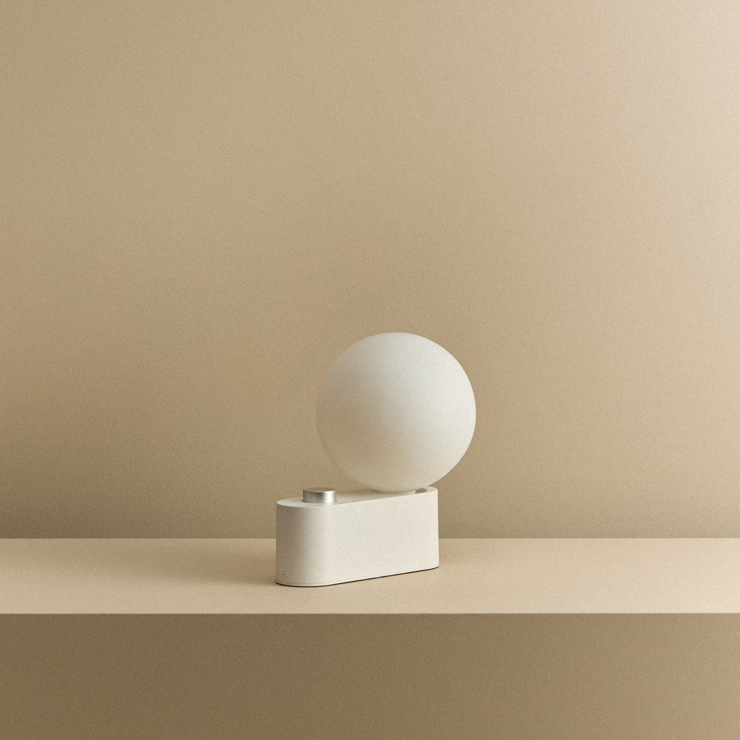 Tala Alumina Multi-Use Lamp in Chalk shown unlit (view 2)