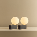 Alumina Multi-Use Lamp in Charcoal - Set of 2