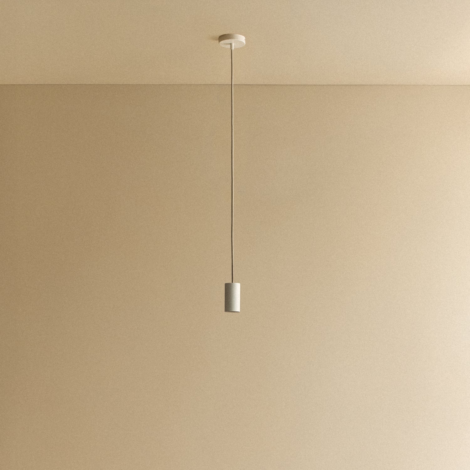 Tala Alumina Pendant fixture shown without a bulb