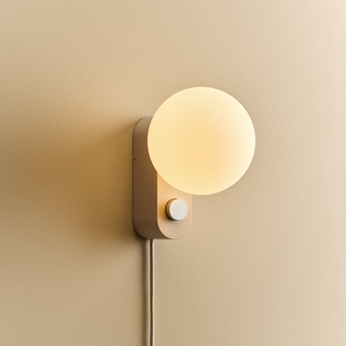 Tala Alumina Multi-Use Lamp in Blossom shown illuminated (view 2)
