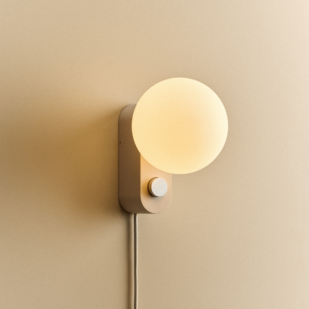 Tala Alumina Multi-Use Lamp in Blossom - Set of 2 shown illuminated (view 2)