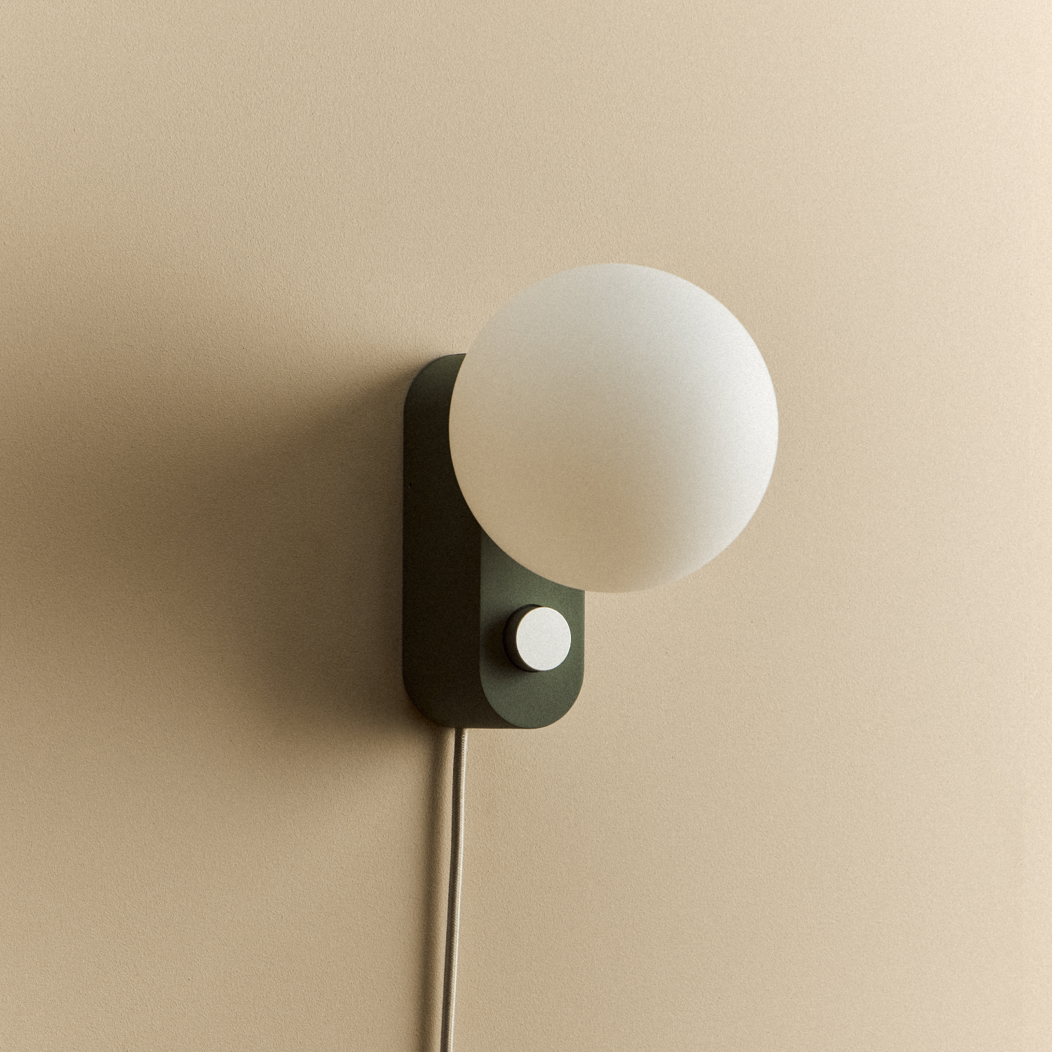 Tala Alumina Multi-Use Lamp in Sage shown unlit (view 2)