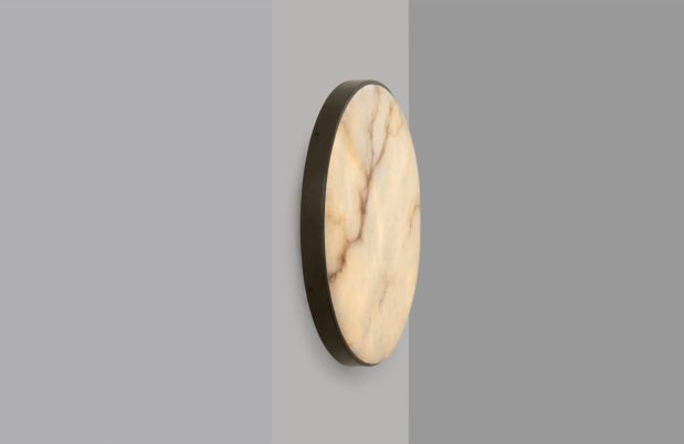 CTO Lighting Anvers Flush Large Wall Light DALI-A bronze