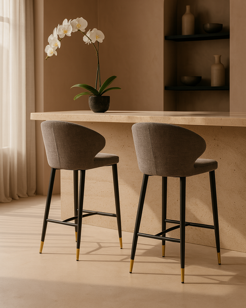 Tommy Franks Bellroy bar stool in charcoal