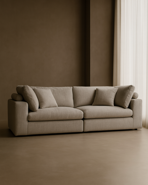 Tommy Franks Blanco three seater sofa