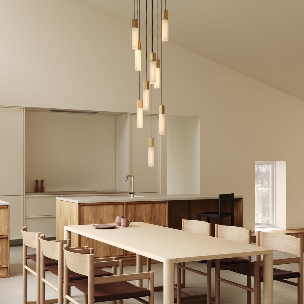 Tala Basalt Nine Pendant in Brass (view 5)