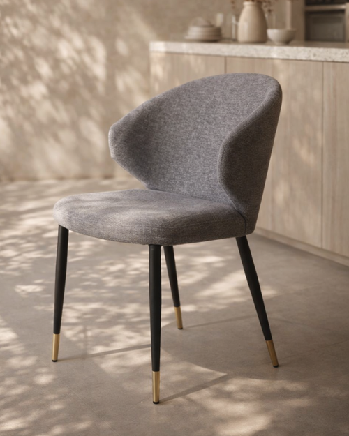 Tommy Franks Bellroy dining chair in Enzimi grey