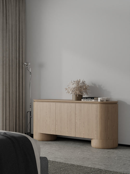 Berwick Buffet - Ash Oak - 3 Door