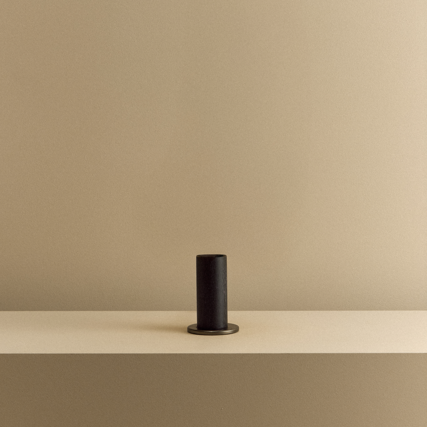Tala Knuckle Table Lamp in Blackened Oak shown unlit