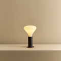 Knuckle Table Lamp in Blackened Oak + Noma