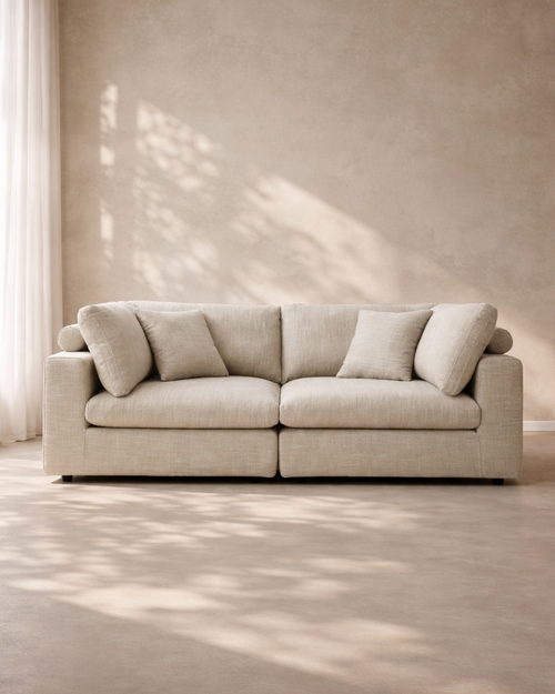 Tommy Franks Blanco two seater sofa, alternate view