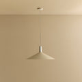 Bower Pendant Light Large in Oyster White