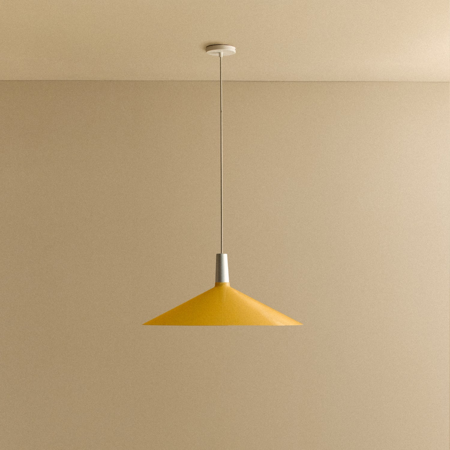 Tala Bower Pendant Light Large in Yellow fixture shown without a bulb