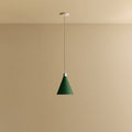 Bower Pendant Light Small in Dark Green + Sphere III