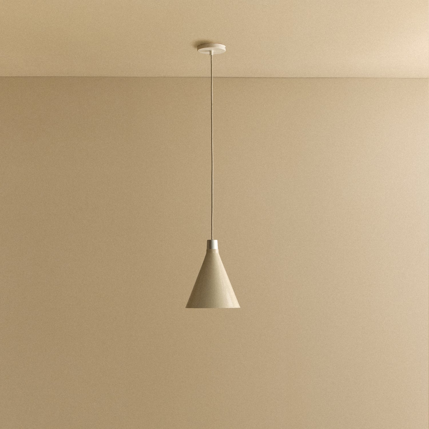 Tala Bower Pendant Light Small in Oyster White + Sphere III