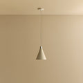Bower Pendant Light Small in Oyster White