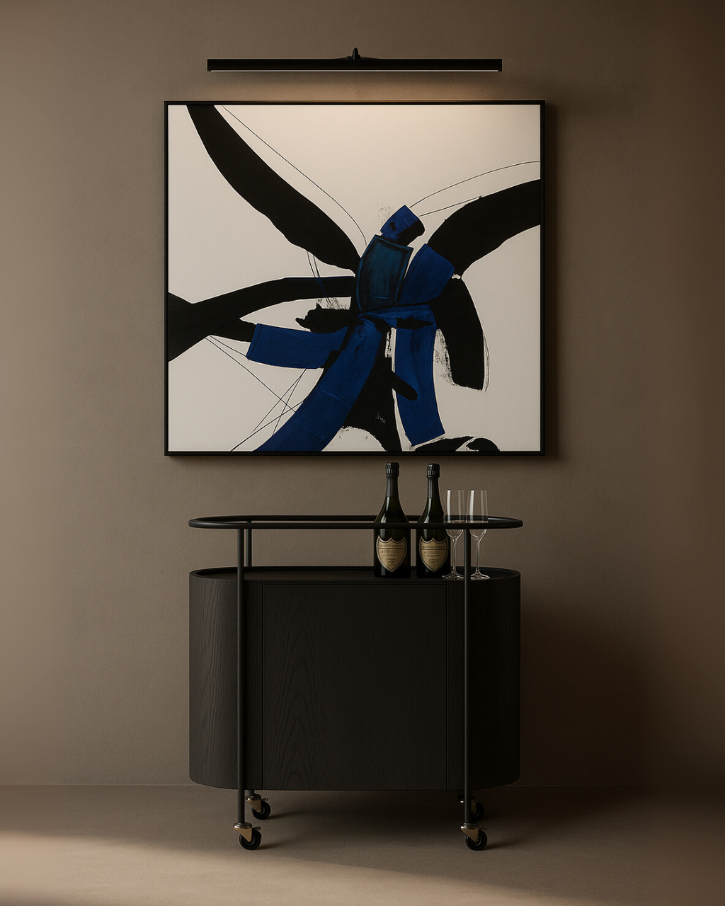 Capri Bar Cart - Black