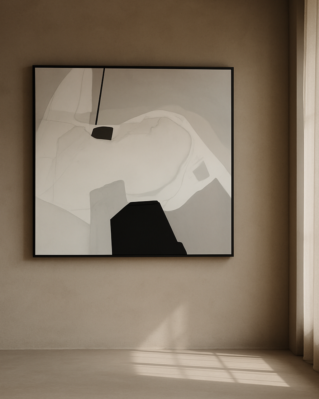 Tommy Franks Contour oil canvas