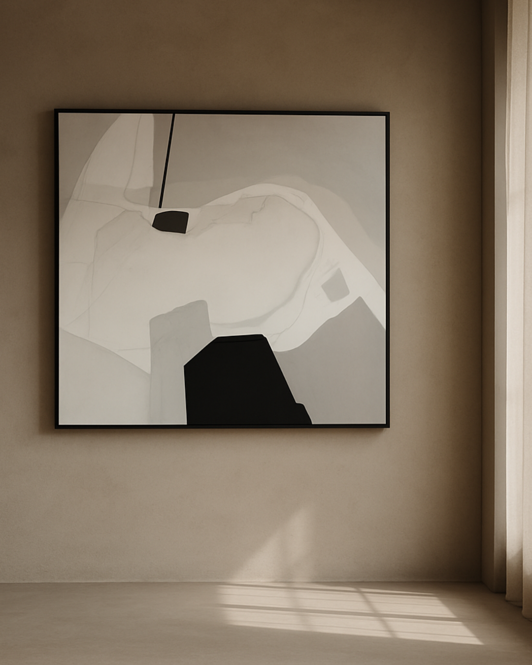 Tommy Franks Contour oil canvas