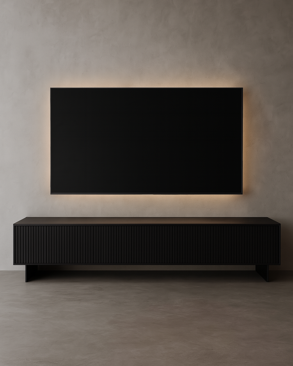 Tommy Franks Costine TV unit in smoke oak