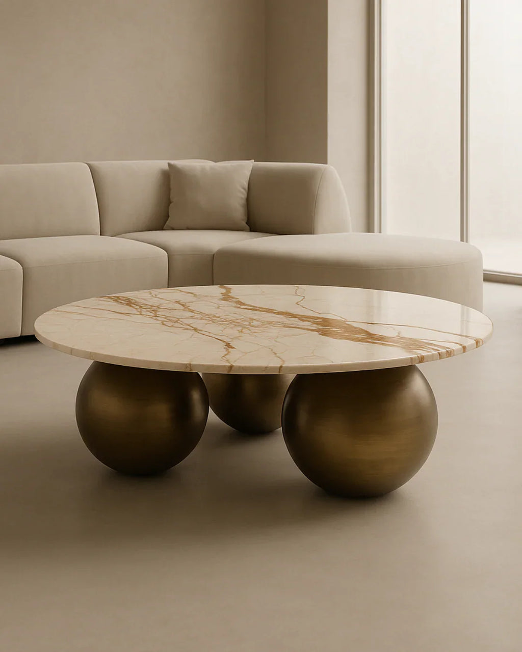 Tommy Franks Crescent coffee table, alternate view